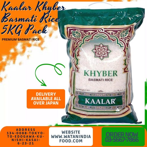 Kaalar Khyber Basmati Rice 5KG Pack