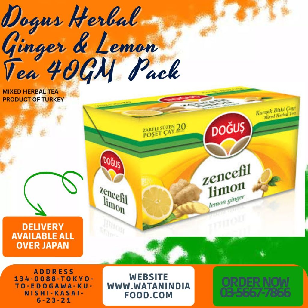 Dogus Herbal Ginger & Lemon Tea 40GM Pack