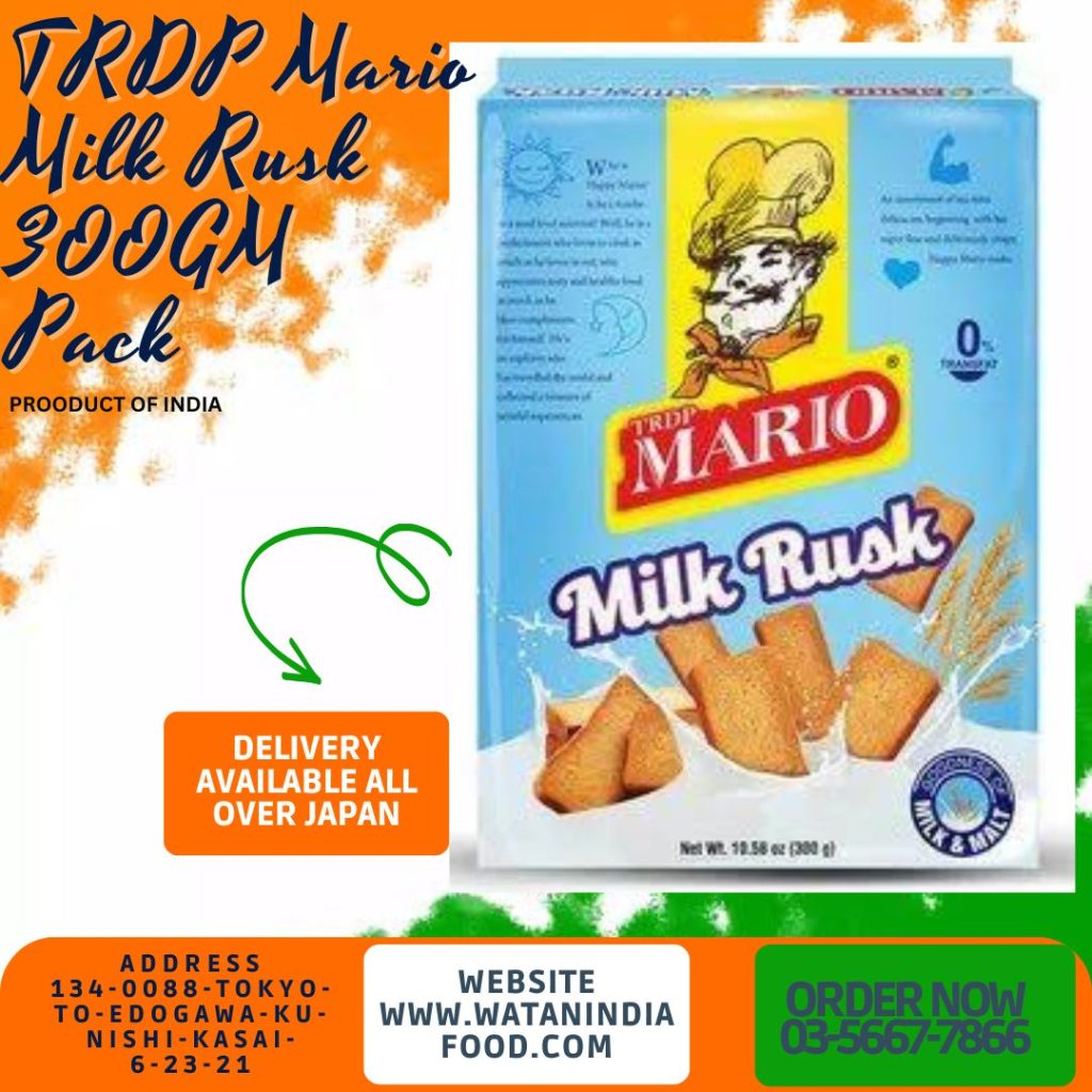 Mario Milk Rusk 300GM Pack – Watan India Foods & Spices